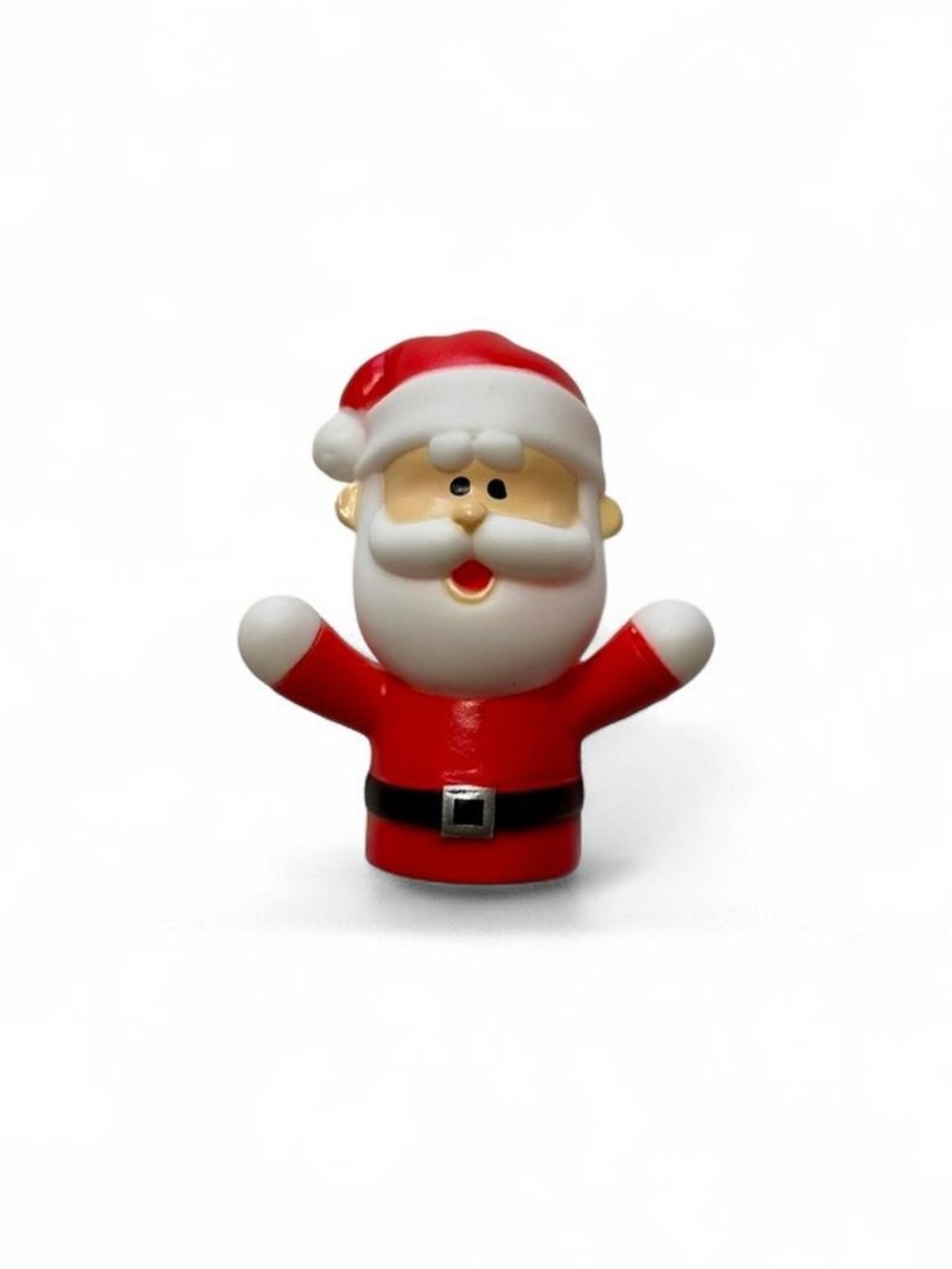 Plastic Santa Claus Finger Puppet Toy – Red Suit 2in